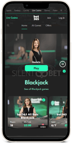 bet365 app with live dealer games