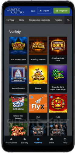 quatro casino app
