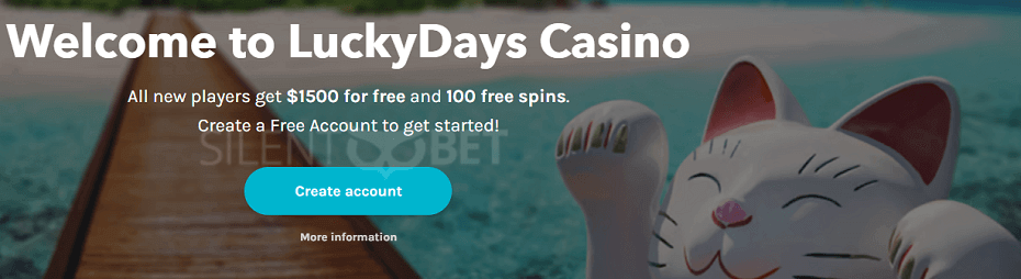 lucky days casino welcome bonus