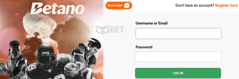 betano how to log in