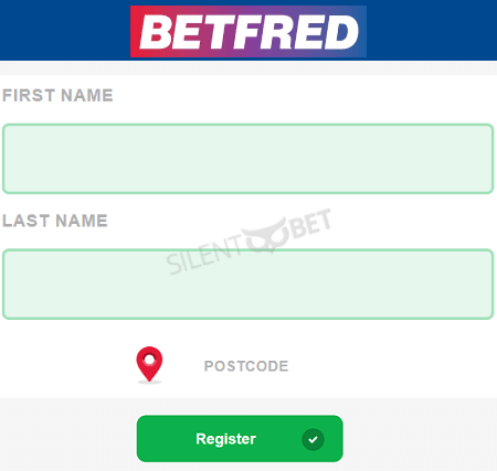 betfred register with pesonal details
