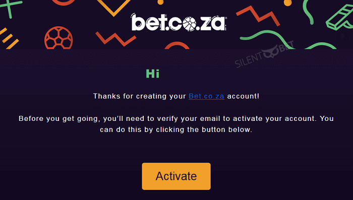 bet.co.za new account activation