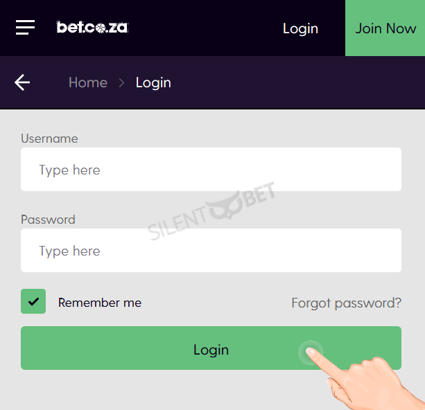 how to log in bet.co.za