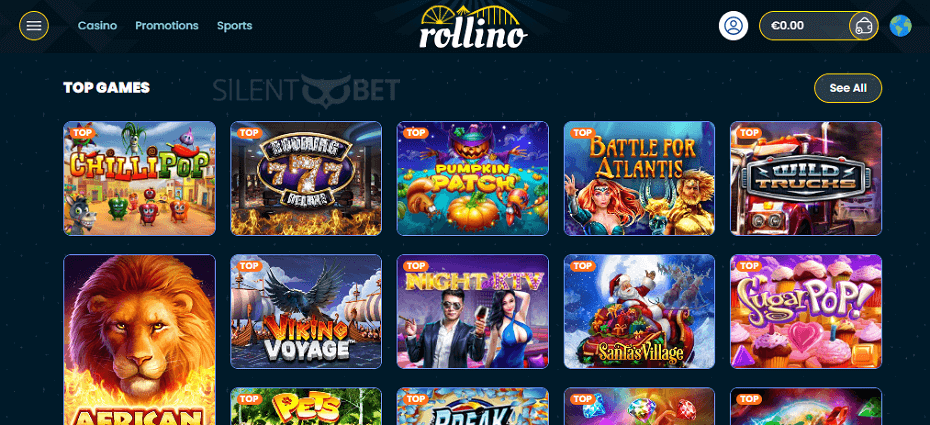 rollino casino website