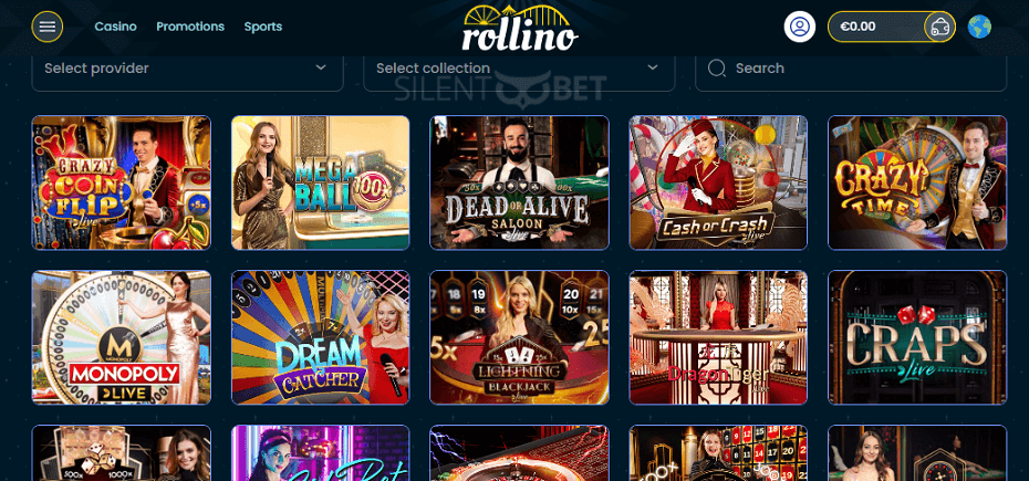 rollino live casino