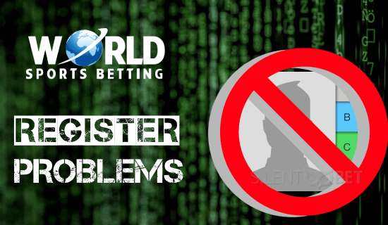 world sports betting register problems