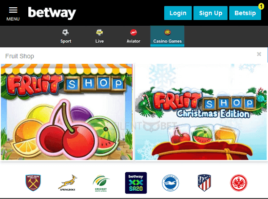 Fruit Shop on Betway