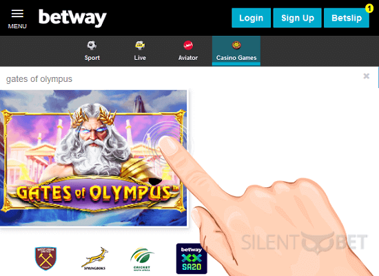 Gates of Olympus on Betway