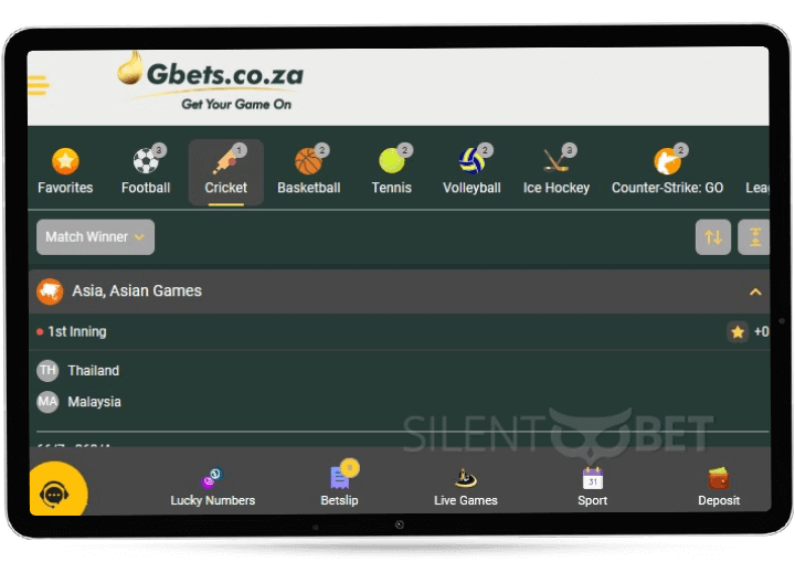 gbets mobile version