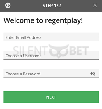 regent play casino register
