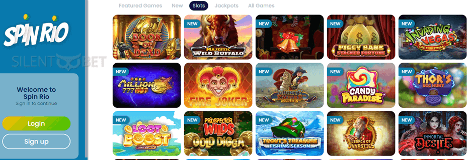 spinrio casino games