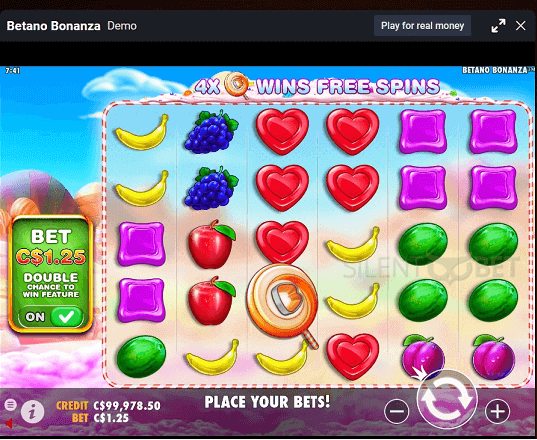 betano bonanza game free spins