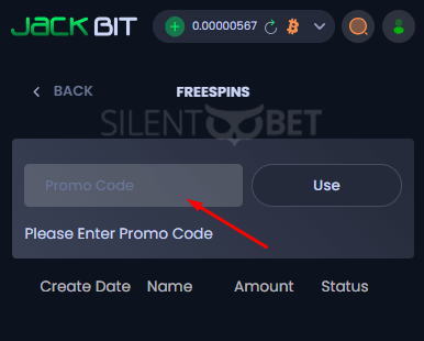 jackbit promo code enter