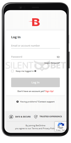 betonline login mobile app