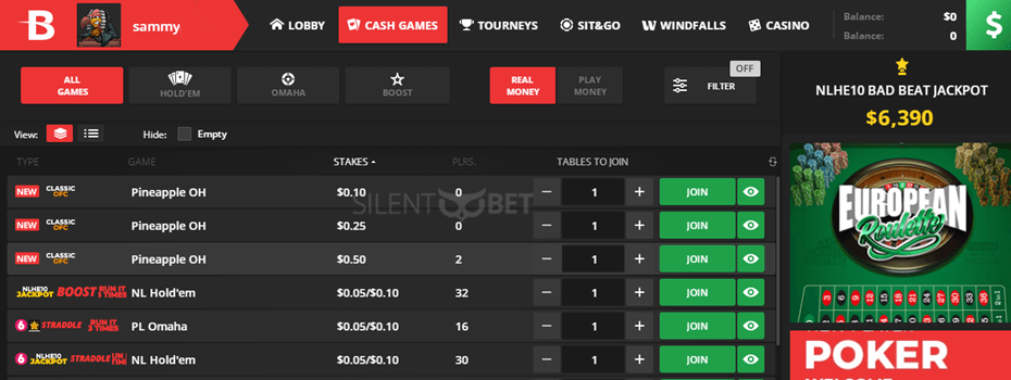 betonline poker overview