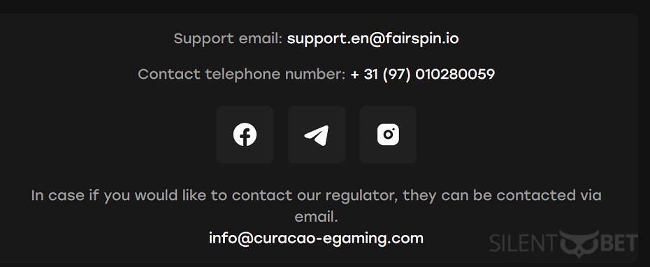 fairspin contact info