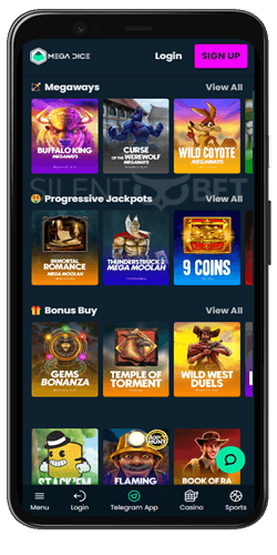 megadice casino mobile app