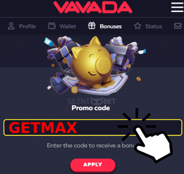 vavada casino bonus code enter