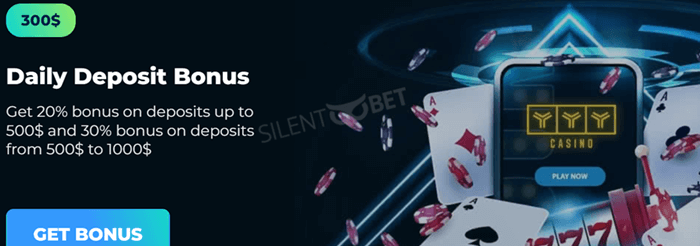 yyy casino daily deposit bonus