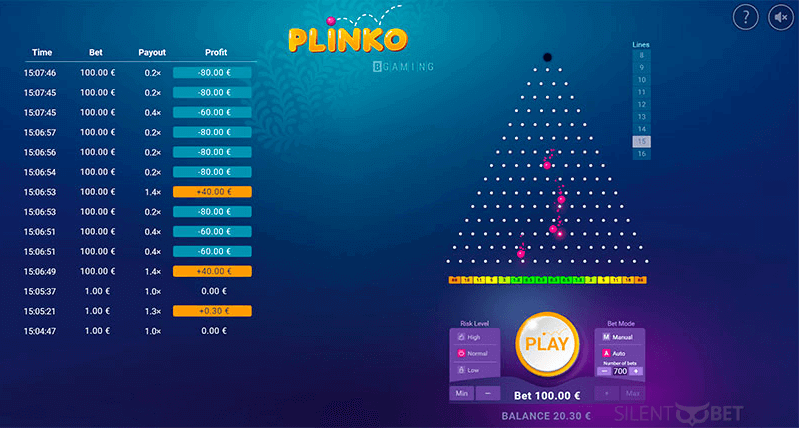 how to play plinko casino game