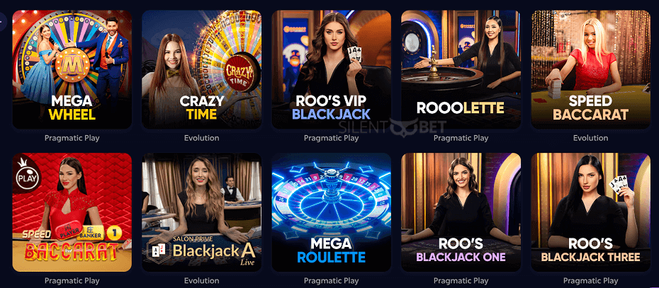 roobet live dealer games