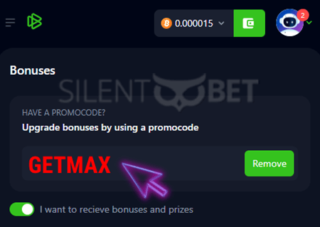 bets io casino bonus code enter