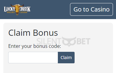 luckycreek casino bonus code enter