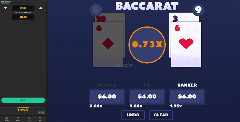 baccarat online play