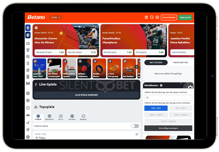 betano mobile version