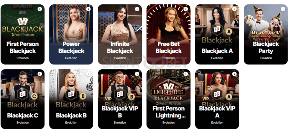 types of blackjack