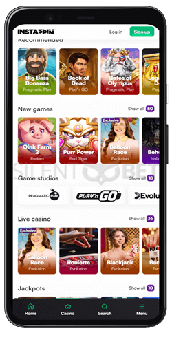 instaspin casino mobile app