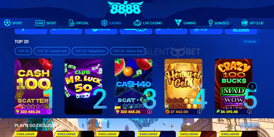 8888 casino games