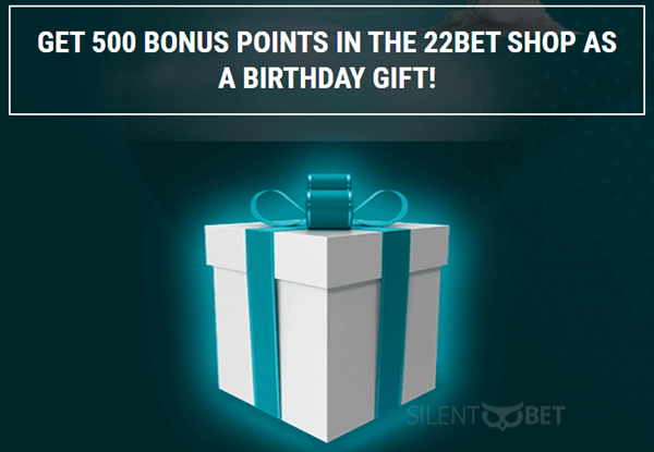 claim 22bet birthday bonus