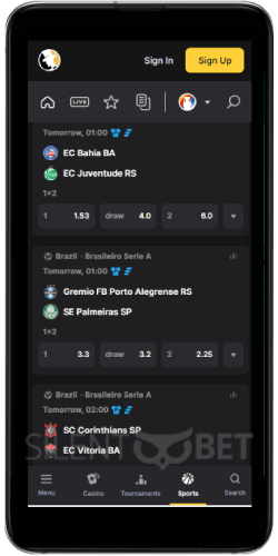 fortunejack sports on mobile