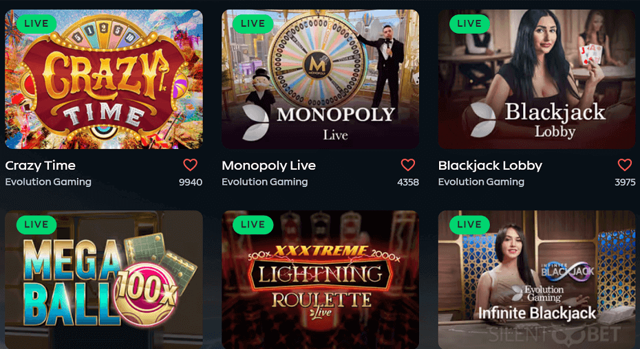 gamdom live casino