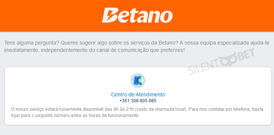 betano telefone