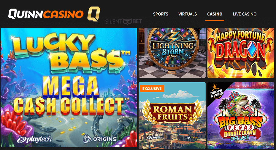 quinn casino games