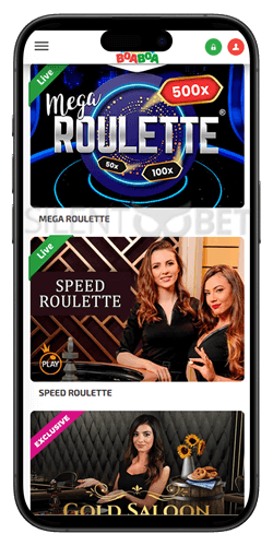 boaboa casino mobile app live dealer