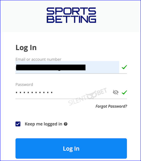 sportsbetting login