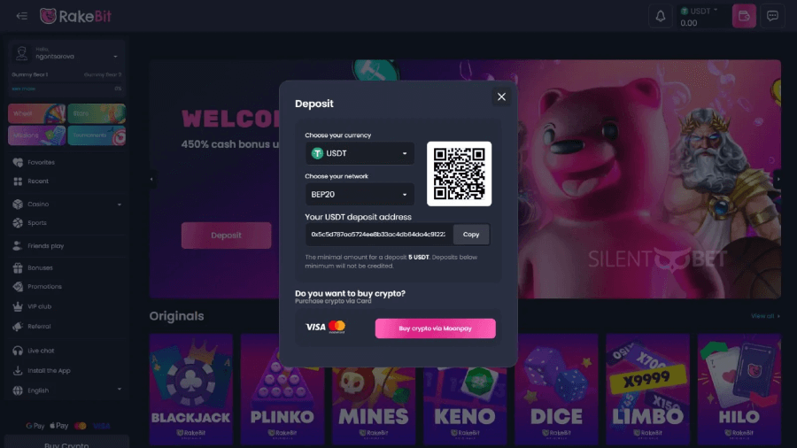 rakebit crypto casino