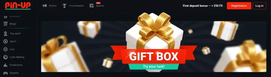 pin up gift box