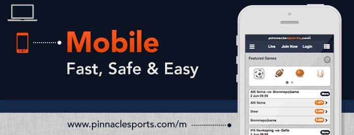 pinnacle sports mobile app and website