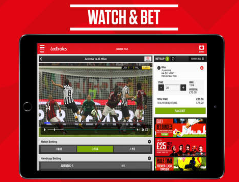 ladbrokes ipad app features