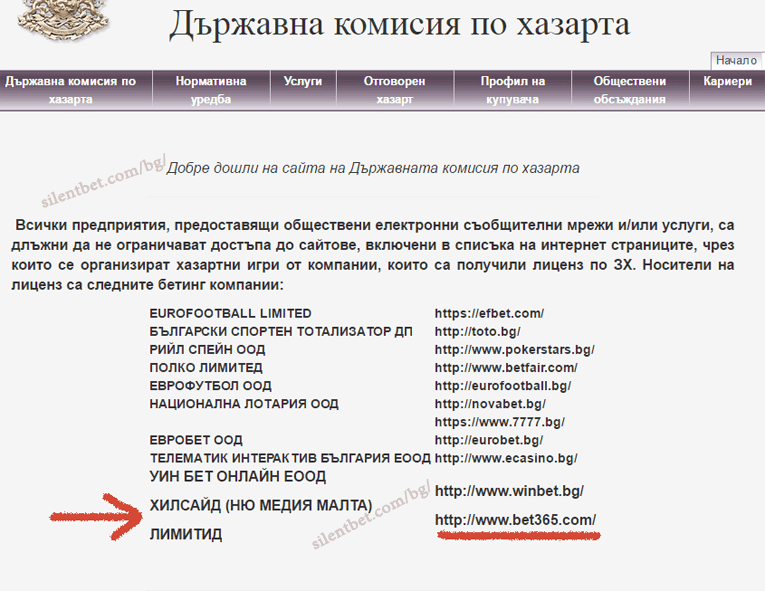 bet365 взе лиценз за България