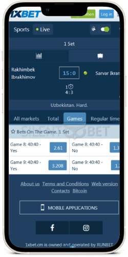 1xbet iphone app