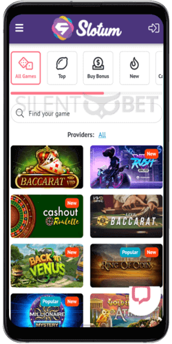 slotum casino mobile version
