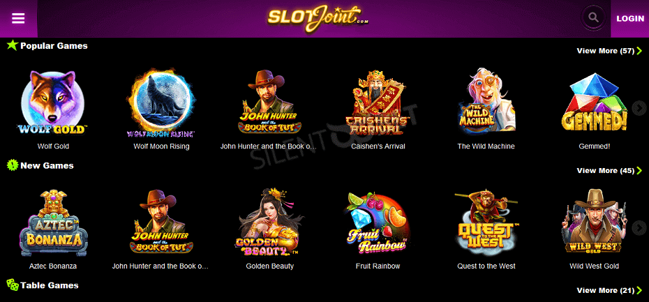 Slotjoint 500 free spins slots