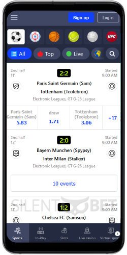 BetMaster Mobile Version