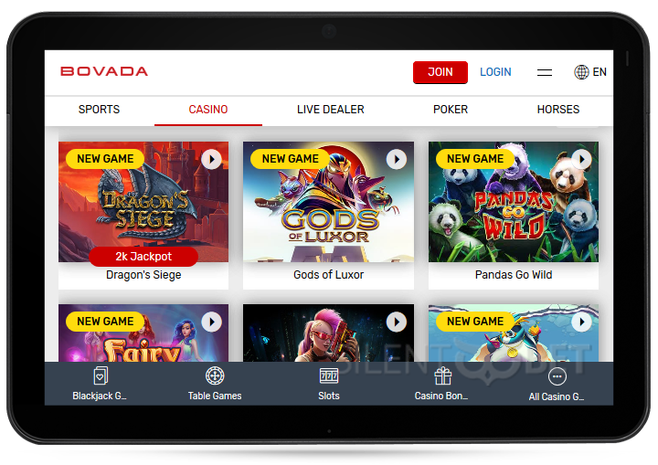 Bovada Mobile Casino Version & App for Android and iOS (2020)