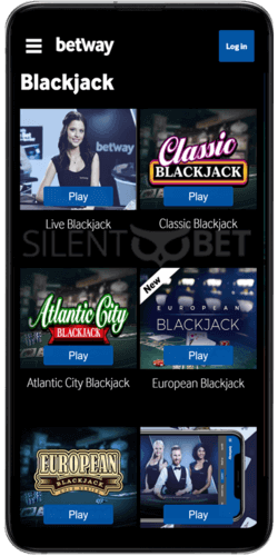 betway casino android app blackjack games